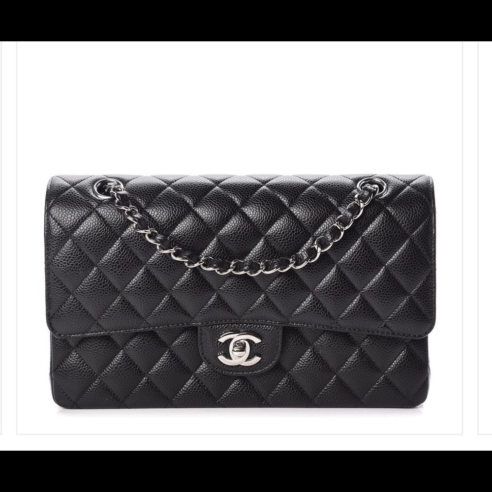 Classic medium channel flap bag